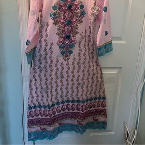 3 piece beautiful embroidered dress.